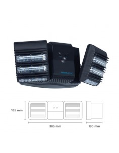 EQUIPO EMERGENCIA GAMASONIC 2X18W LED IP43 1,5HS (GX2F3 2