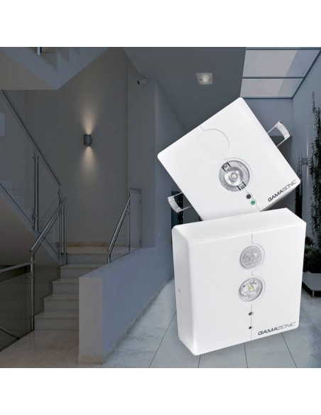 EQUIPO EMERGENCIA GAMASONIC HALL EMB C/SENS 3W LC AMBIE