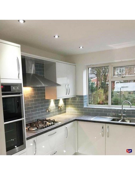 SPOT EMBUTIR DICRO FIJO  C/ ZOCALO PLATIL