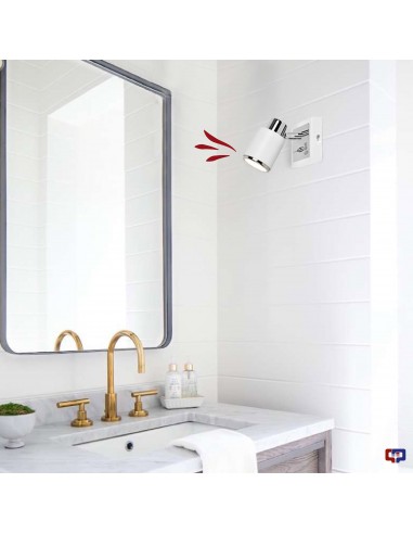 APLIQUE JULITA 1 LUZ GU10 BLANCO CANDIL