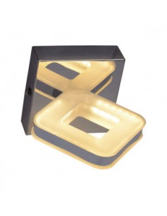 APLIQUE LED TOILETTE 1 LUZ 5W CROMO LUZ CALIDA CANDIL