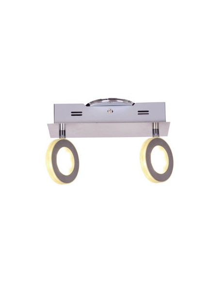 APLIQUE LED ROGGER 2 LUCES 4,2W LUZ CALIDA CANDIL