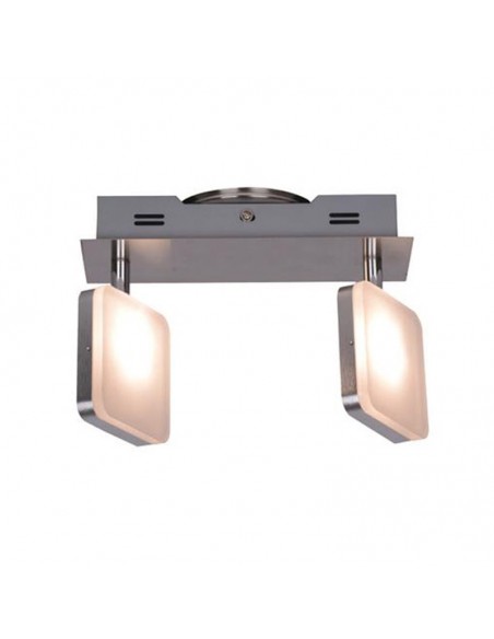 APLIQUE LED JOHN 2 LUCES 4,2W CROMO 3000K CANDIL