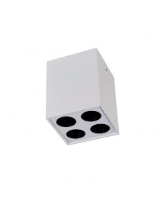 PLAFON BOX TROU P4 CUAD BLANCO 8W 3000K 720LM DIMMER