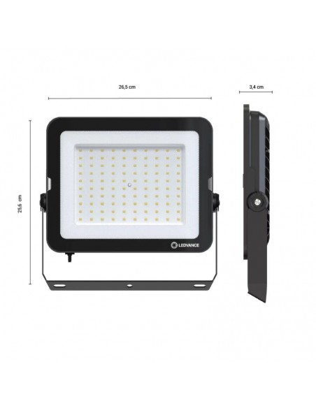 PROYECTOR LED LEDVANCE FL COMPACT IP65 100W 5000K LUZ FRIA
