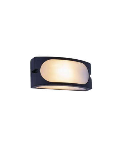 APLIQUE PARED VK AZONA E27 NEGRO IP54 ALUMINIO
