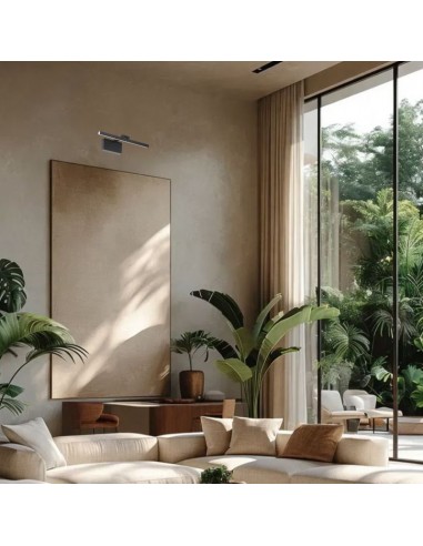 APLIQUE LED KENDRA  9W NEGRO LUZ CALIDA 3000K