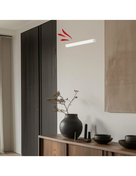 APLIQUE LED LUTHIEN BLANCO 12W LUZ CALIDA 3000K 50×6×4CM