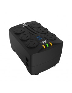 ESTABILIZADOR TRV POWERSAFE USB 1000V.A 6T + 2T USB