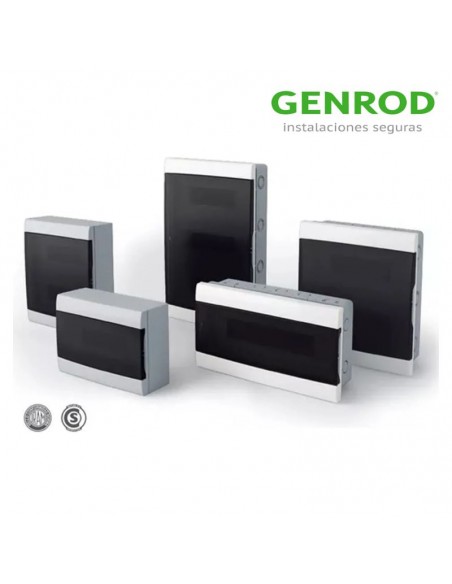 CAJA TERMICA EMBUTIR GENROD 36 MODULOS PUERTA FUME PVC