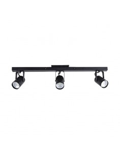 APLIQUE PARED TILCARA 3 LUCES DICRO GU10 NEGRO