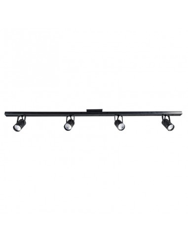 APLIQUE PARED TILCARA 4 LUCES DICRO GU10 NEGRO