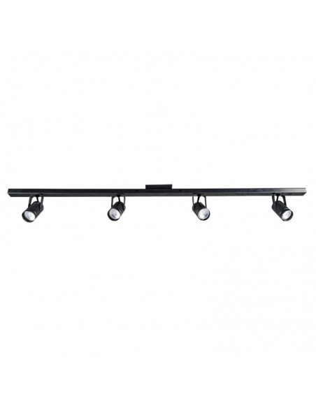 APLIQUE PARED TILCARA 4 LUCES DICRO GU10 NEGRO