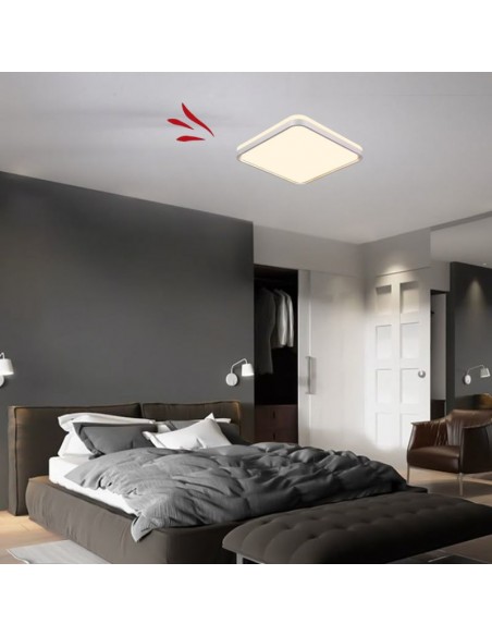 PLAFON LED NIZA BLANCO 48W 50X50CM LUZ CALIDA