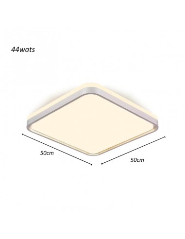 PLAFON LED NIZA BLANCO 48W 50X50CM LUZ CALIDA