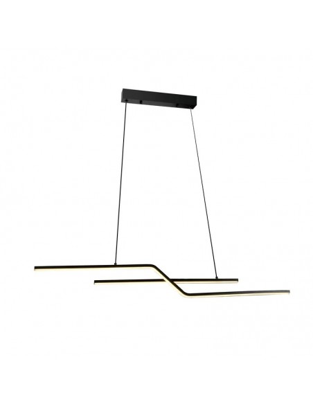 COLGANTE LED SEVERENCE 22W 105CM NEGRO BLANCO DINAMICO