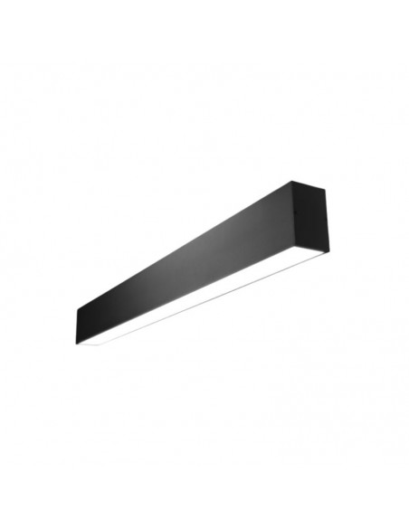 LISTON LED TIMBER 40W NEGRO LUZ NEUTRA 6600LM 170CM