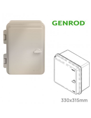 GABINETE QUADRI  PVC IP65 33X31,5X18 CM GENROD