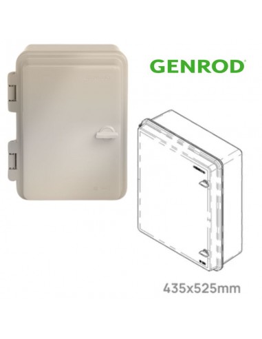 GABINETE QUADRI  PVC IP65 43,5X52,5X18 CM GENROD