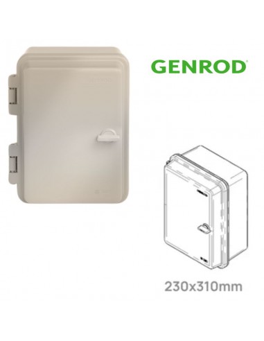 GABINETE QUADRI  PVC IP65 P/16 MOD 23X31X15 CM...