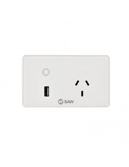 ENCHUFE TOMA SMART WIFI 10A+USB 2,1A