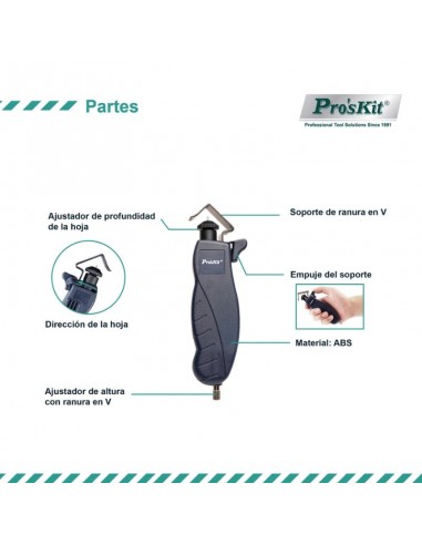 PINZA PELACABLE CIRC.LONGIT. 4-25MM (240MM)LY-25-9