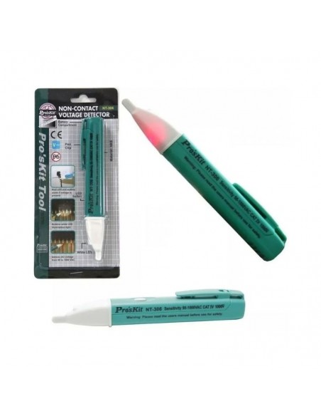 DETECT.TENSION LAPIZ LUZ+SONIDO PROSKIT RPK00306