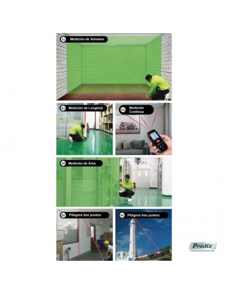 MEDIDOR DISTANCIA LASER 70MTS NT-6370 PROSKIT