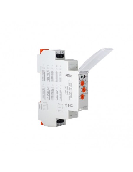 RELE MULTIFUNCION MODULAR TEMP. RETARDO CONEX (GF-TMR) GRALF