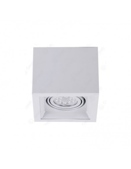 PLAFON ECUA DICRO 1 LUZ BLANCO CANDIL