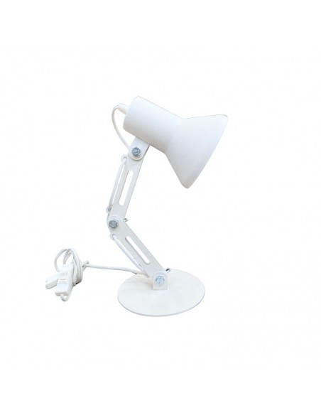 VELADOR ARTICULADO DE CHAPA BLANCO