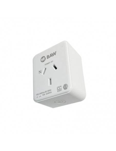 ENCHUFE INTELIGENTE WIFI SMART 10 AMP ON OFF C/REGISTRO