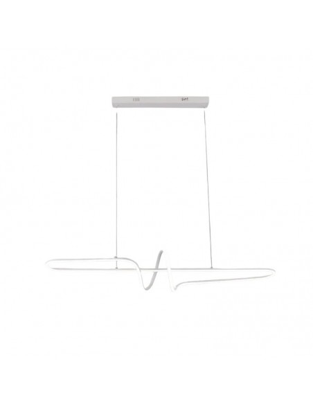 COLGANTE LED INFI 42W NEGRO 1000X200MM BLANCO DINAMICO