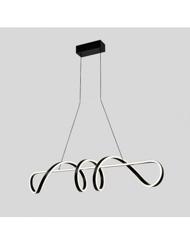 COLGANTE TREVOR LED 83W NEGRO 1000X220MM DINAM. 180º