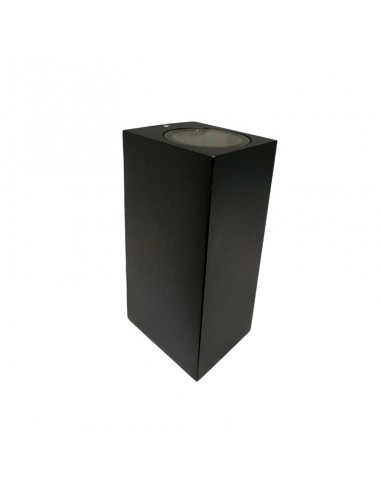 APLIQUE BIDIRECCIONAL RECTO 1 LUZ GU10 NEGRO...