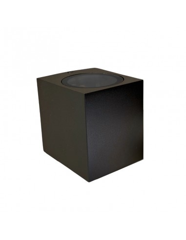 APLIQUE UNIDIRECCIONAL RECTO 1 LUZ GU10 NEGRO...