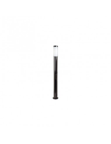 FAROLA ALUMINIO 2500 E27 NEGRO 100CM