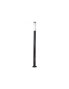 FAROLA ALUMINIO 2500 E27 NEGRO 250CM