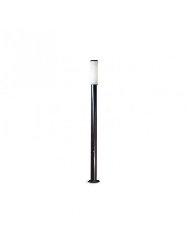 FAROLA ALUMINIO 2500 E27 NEGRO 250CM