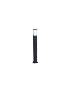 FAROLA ALUMINIO 2400 E27 NEGRO 80CM