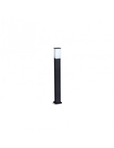 FAROLA ALUMINIO 2400 E27 NEGRO 80CM