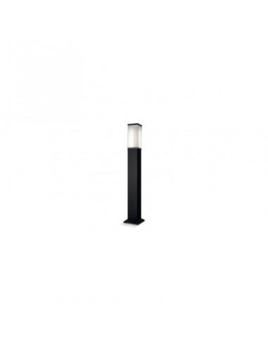FAROLA ALUMINIO 2440 E27 NEGRO 100CM