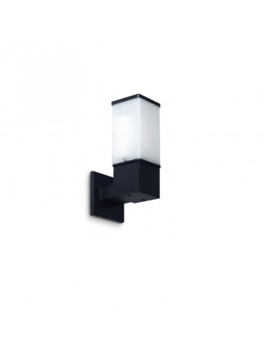 FAROLA PARED ALUMINIO 2400 E27 NEGRO