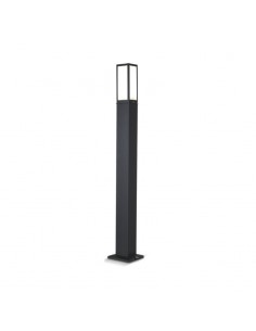 FAROLA ALUMINIO 2420 E27 NEGRO 250CM