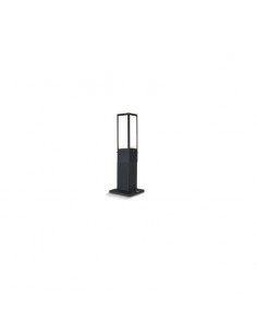 FAROLA ALUMINIO 2420 E27 NEGRO 50CM