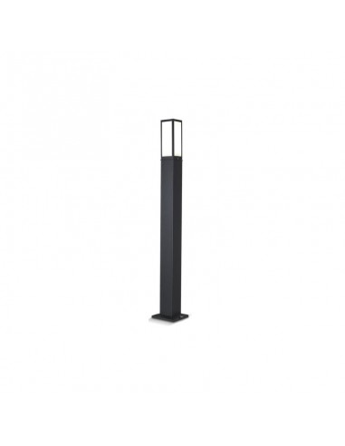 FAROLA ALUMINIO 2420 E27 NEGRO 150CM