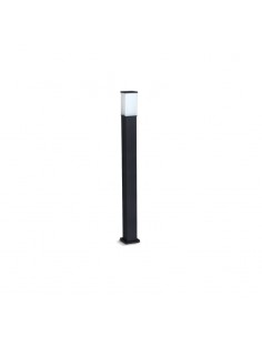 FAROLA ALUMINIO 2400 E27 NEGRO 100CM