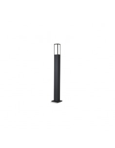 FAROLA ALUMINIO 2420 E27 NEGRO 100CM