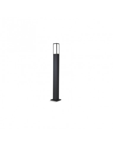 FAROLA ALUMINIO 2420 E27 NEGRO 100CM