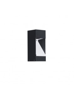 FAROLA ALUMINIO 2320 DICRO GU10 NEGRO 30CM